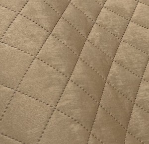 20mb OUTLET Tkanina BLING BEŻOWA Pikowana 5x5. Materiał tapicerski obiciowy meblowy Struktura delikatnego połysku