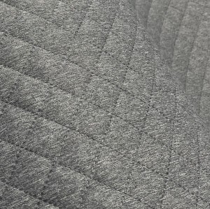 25mb OUTLET MIRANDA szara Tkanina wózkowo kaletnicza pikowana w romby 3x3cm Obiciowa Tapicerska Materiał Melanż