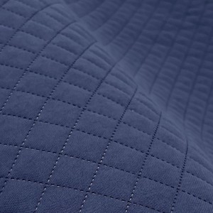 40mb OUTLET Tkanina HAITI Ciemny granat Pikowana 3x3cm Materiał tapicerski obiciowy meblowy