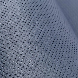 8,5mb OUTLET Ekoskóra Ciemny Granat Eco Eko skóra pikowana w moletkę Perforowana Perforacja Tkanina tapicerska Materiał obiciowy meblowy