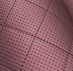 20mb OUTLET Ekoskóra SOFT śliwka pikowana w romby 5x5cm Perforowana Tkanina Skaj Derma Obiciowa Wodoodporna