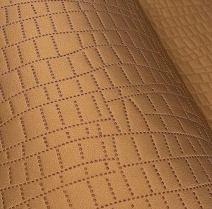 20mb OUTLET Ekoskóra SOFT Ciemno złota pikowana w Krokodyl Imitacja skóry Tkanina Skaj Derma Obiciowa Wodoodporna