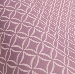 17mb OUTLET LOTUS LEW Różowa Tkanina drukowana gładka meblowa Obiciowa Materiał tapicerski