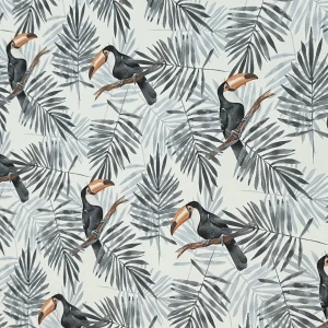 10mb OUTLET Ekoskóra SOFT drukowana w TUKANY Tkanina Skaj Derma Obiciowa Wodoodporna